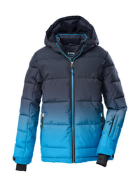neon blue / dark navy