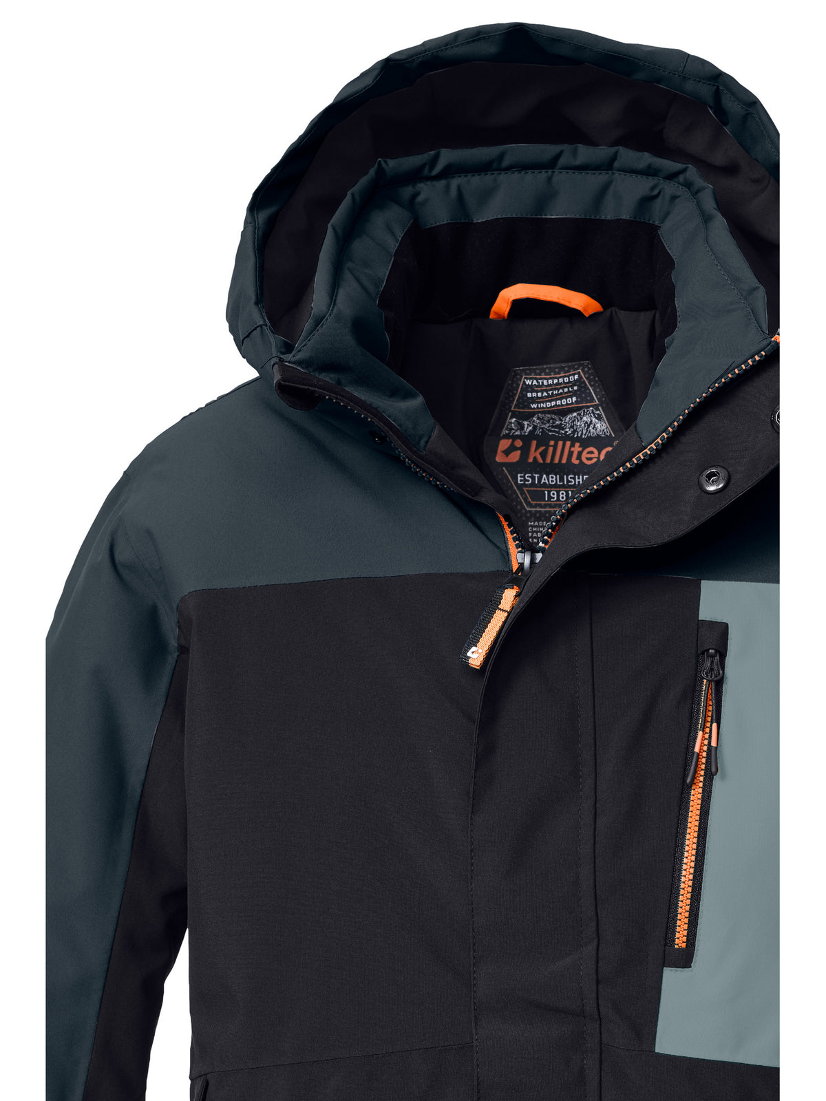 schwarz blau/nachtblau/rauchblau/dunkelorange