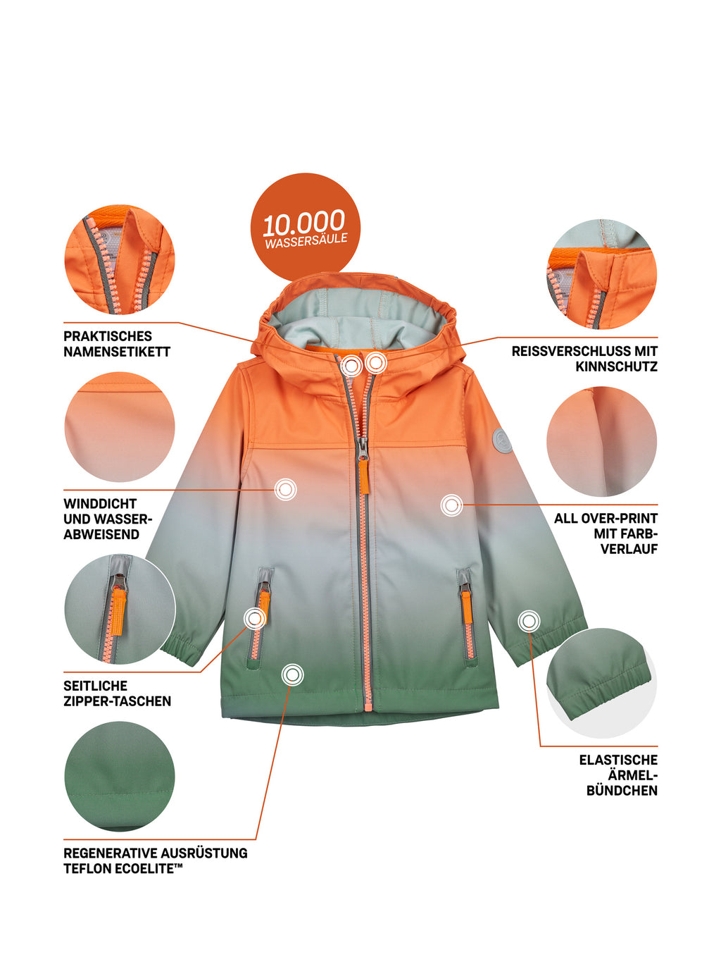 neon orange coral