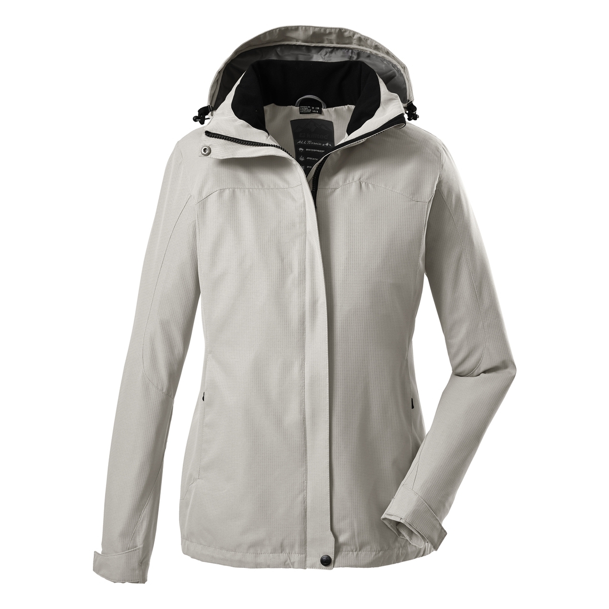 Rain Jacket With Zip-off Hood Outdoor Jacket killtec Womens Inkele Kg Functional Jacket